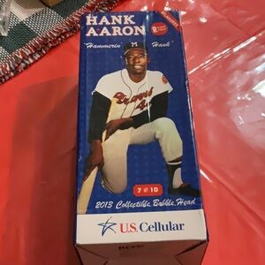 Hank Aaron Collectible Bobblehead-2013 Limited Edition Run*
